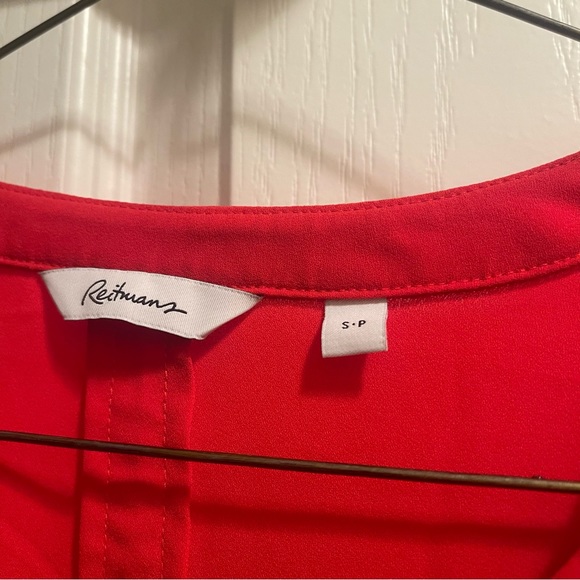 Reitmans size S shirt red colour - Picture 8 of 10